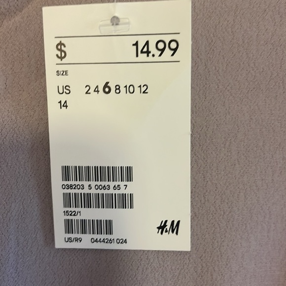 NWT H&M lavender short sleep be tunic top - Picture 6 of 6